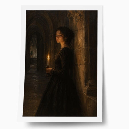 Poster VINTAGE DARK ACADEMIA WOMAN 15 - 