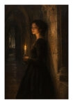 Poster VINTAGE DARK ACADEMIA WOMAN 15