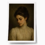Poster VINTAGE DARK ACADEMIA WOMAN 16