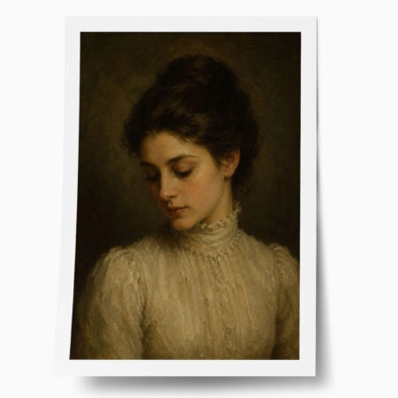 Poster VINTAGE DARK ACADEMIA WOMAN 16 - 