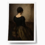 Poster VINTAGE DARK ACADEMIA WOMAN 17
