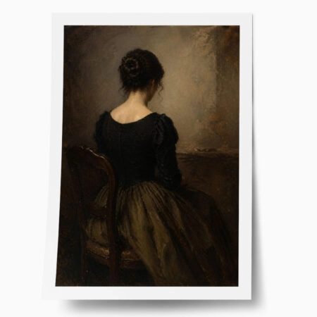 Poster VINTAGE DARK ACADEMIA WOMAN 17 - 