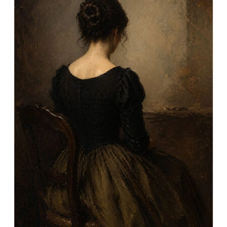 Poster VINTAGE DARK ACADEMIA WOMAN 17 -  Sticky 2