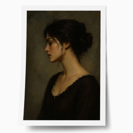 Poster VINTAGE DARK ACADEMIA WOMAN 18 - 