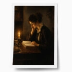 Poster VINTAGE DARK ACADEMIA WOMAN 19