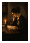 Poster VINTAGE DARK ACADEMIA WOMAN 19
