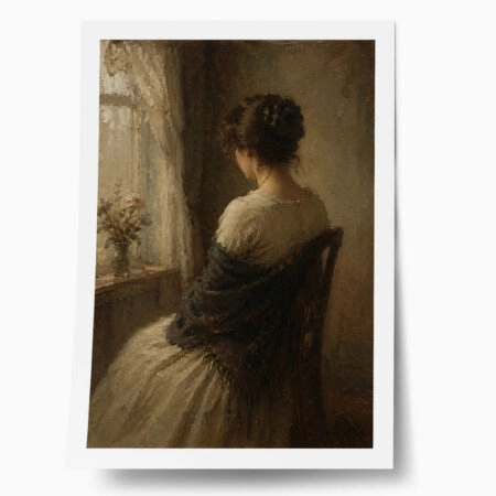 Poster VINTAGE DARK ACADEMIA WOMAN 20 - 