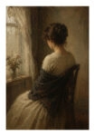 Poster VINTAGE DARK ACADEMIA WOMAN 20