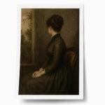 Poster VINTAGE DARK ACADEMIA WOMAN 21