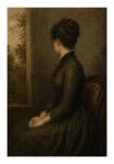 Poster VINTAGE DARK ACADEMIA WOMAN 21