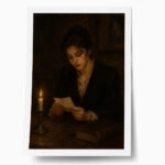 Poster VINTAGE DARK ACADEMIA WOMAN 22