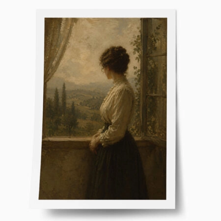 Poster VINTAGE DARK ACADEMIA WOMAN 23 - 