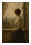 Poster VINTAGE DARK ACADEMIA WOMAN 23