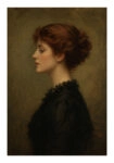 Poster VINTAGE DARK ACADEMIA WOMAN 24