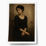Poster VINTAGE DARK ACADEMIA WOMAN 25