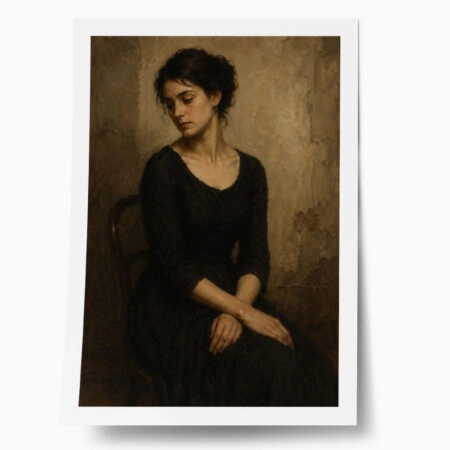Poster VINTAGE DARK ACADEMIA WOMAN 25 - 