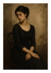 Poster VINTAGE DARK ACADEMIA WOMAN 25