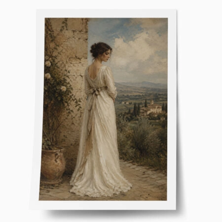 Poster VINTAGE DARK ACADEMIA WOMAN 2 - 