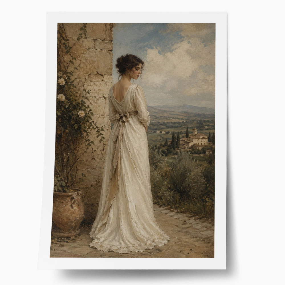 Poster VINTAGE DARK ACADEMIA WOMAN 2