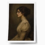 Poster VINTAGE DARK ACADEMIA WOMAN 3