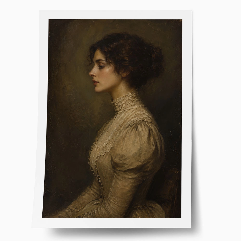 Poster VINTAGE DARK ACADEMIA WOMAN 3