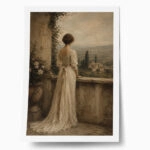 Poster VINTAGE DARK ACADEMIA WOMAN 4