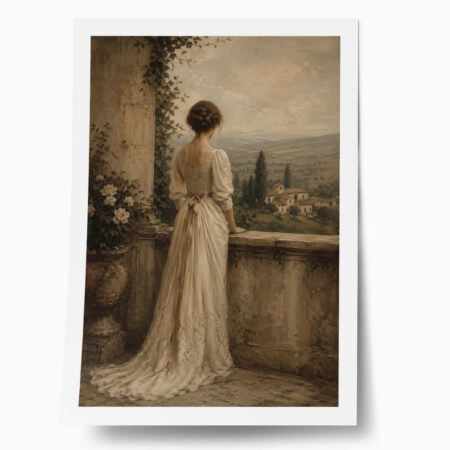 Poster VINTAGE DARK ACADEMIA WOMAN 4 - 