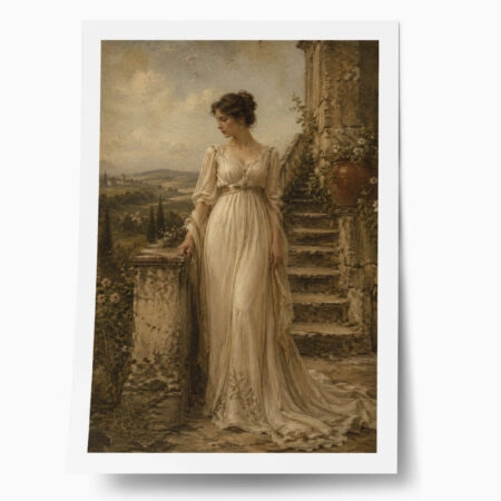 Poster VINTAGE DARK ACADEMIA WOMAN 5 - 