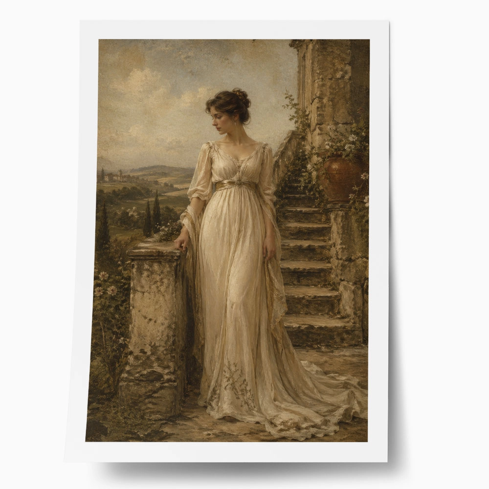 Poster VINTAGE DARK ACADEMIA WOMAN 5