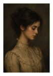 Poster VINTAGE DARK ACADEMIA WOMAN 6