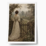 Poster VINTAGE DARK ACADEMIA WOMAN 7