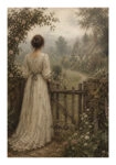 Poster VINTAGE DARK ACADEMIA WOMAN 7