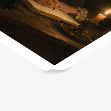 Poster VINTAGE DARK ACADEMIA WOMAN 8 -  Sticky 1