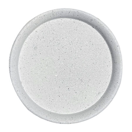 ΠΙΑΤΟ FIBER CLAY ΛΕΥΚΟ ΓΡΑΝΙΤΗ ΣΤΡΟΓΓΥΛΟ ΓΙΑ ΚΑΣΠΩ - Φ43x4cm 5/ΚΙΒ -  Sticky 1
