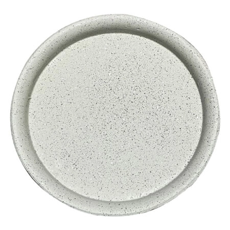 ΠΙΑΤΟ FIBER CLAY ΜΠΕΖ-ΓΡΑΝΙΤΗ ΣΤΡΟΓΓΥΛΟ ΓΙΑ ΚΑΣΠΩ - Φ32x3.5cm 5/ΚΙΒ -  Sticky 1