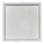 ΠΙΑΤΟ FIBER CLAY ΛΕΥΚΟ ΓΡΑΝΙΤΗ ΤΕΤΡΑΓΩΝΟ ΓΙΑ ΚΑΣΠΩ - 45x45x4cm 5/ΚΙΒ