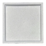 ΠΙΑΤΟ FIBER CLAY ΛΕΥΚΟ ΓΡΑΝΙΤΗ ΤΕΤΡΑΓΩΝΟ ΓΙΑ ΚΑΣΠΩ - 33x33x4cm 5/ΚΙΒ