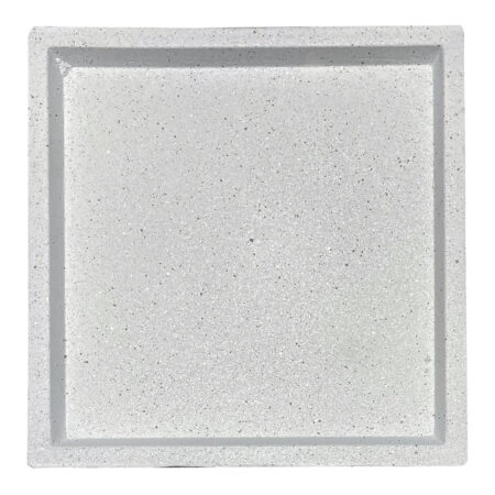 ΠΙΑΤΟ FIBER CLAY ΛΕΥΚΟ ΓΡΑΝΙΤΗ ΤΕΤΡΑΓΩΝΟ ΓΙΑ ΚΑΣΠΩ - 40.5x40.5x4cm 5/ΚΙΒ -  Sticky 1