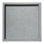 ΠΙΑΤΟ FIBER CLAY ΓΚΡΙ ΓΡΑΝΙΤΗ ΤΕΤΡΑΓΩΝΟ ΓΙΑ ΚΑΣΠΩ - 45x45x4cm 5/ΚΙΒ