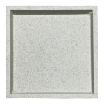ΠΙΑΤΟ FIBER CLAY ΜΠΕΖ-ΓΡΑΝΙΤΗ ΤΕΤΡΑΓΩΝΟ ΓΙΑ ΚΑΣΠΩ - 40.5x40.5x4cm 5/ΚΙΒ
