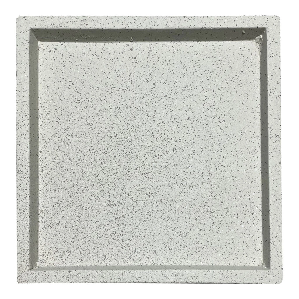 ΠΙΑΤΟ FIBER CLAY ΜΠΕΖ-ΓΡΑΝΙΤΗ ΤΕΤΡΑΓΩΝΟ ΓΙΑ ΚΑΣΠΩ - 33x33x4cm 5/ΚΙΒ