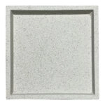 ΠΙΑΤΟ FIBER CLAY ΜΠΕΖ-ΓΡΑΝΙΤΗ ΤΕΤΡΑΓΩΝΟ ΓΙΑ ΚΑΣΠΩ - 33x33x4cm 5/ΚΙΒ
