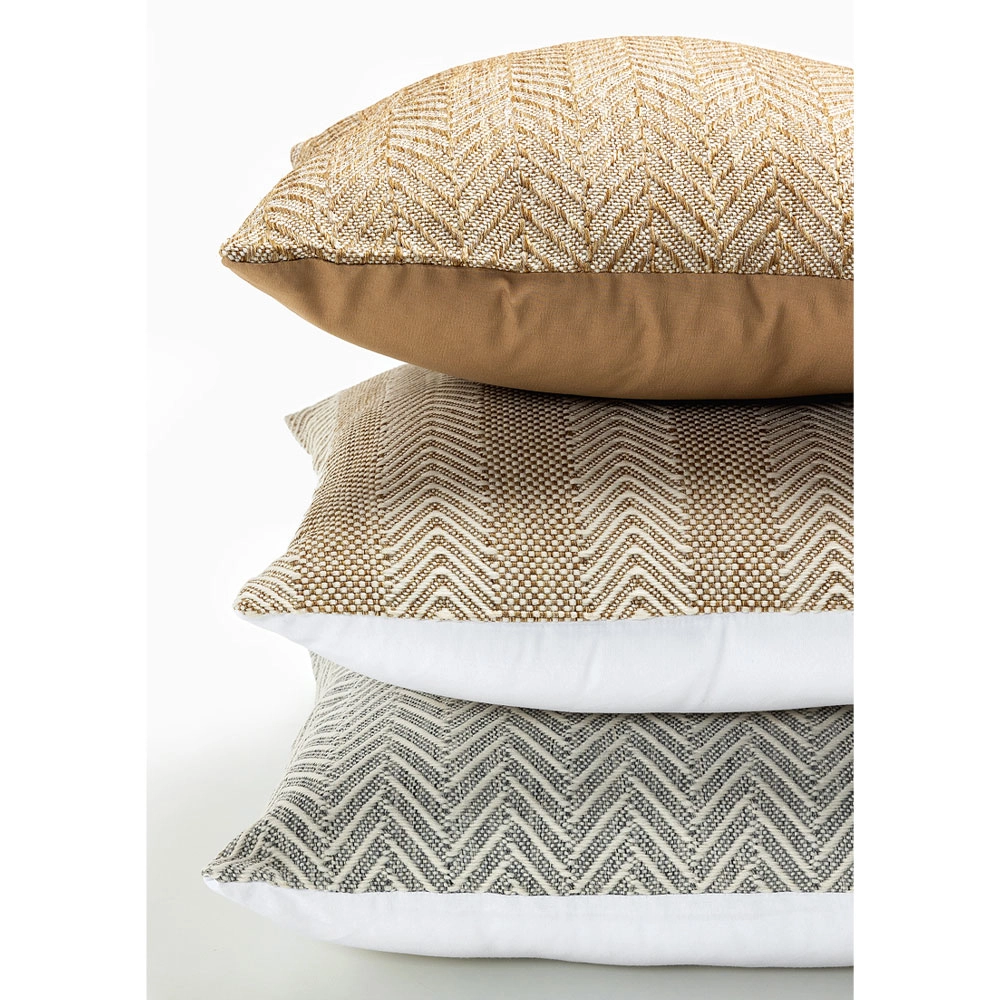 KUNAL ΔΙΑΚΟΣΜΗΤΙΚΟ ΜΑΞΙΛΑΡΙ ΕΞΩΤΕΡΙΚΟΥ ΧΩΡΟΥ 45x45cm ΥΦΑΣΜΑ ΜΠΕΖ POLYESTER