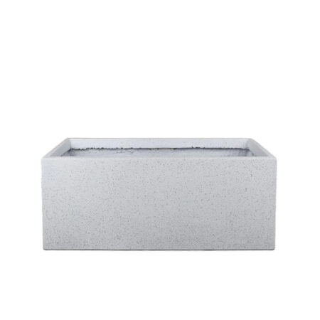 ΖΑΡΝΤΙΝΙΕΡΑ FIBERCLAY ΛΕΥΚΟ ΓΡΑΝΙΤΗ ΟΡΘΟΓΩΝΙΟ MEDIUM - 60x28x30cm