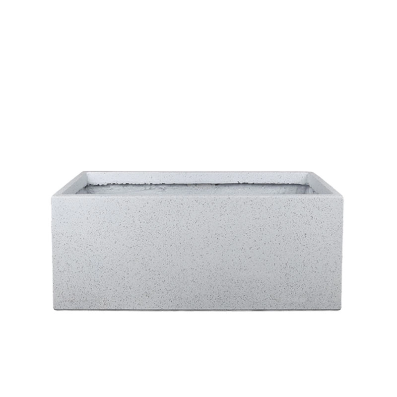 ΖΑΡΝΤΙΝΙΕΡΑ FIBERCLAY ΛΕΥΚΟ ΓΡΑΝΙΤΗ ΟΡΘΟΓΩΝΙΟ MEDIUM - 60x28x30cm