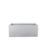 ΖΑΡΝΤΙΝΙΕΡΑ FIBERCLAY ΛΕΥΚΟ ΓΡΑΝΙΤΗ ΟΡΘΟΓΩΝΙΟ SMALL - 50x20x20cm