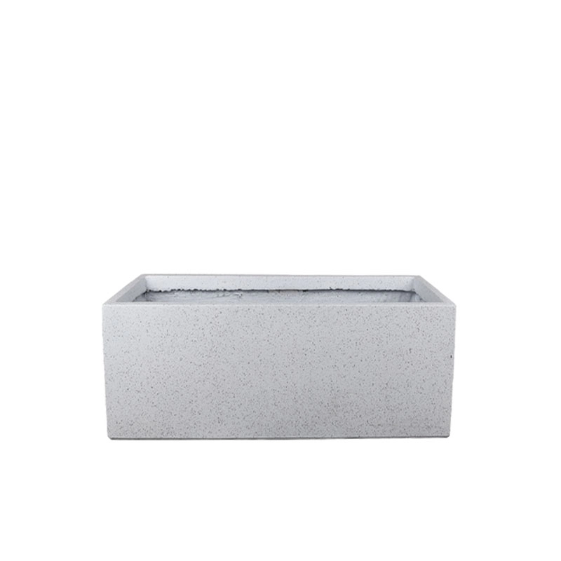 ΖΑΡΝΤΙΝΙΕΡΑ FIBERCLAY ΛΕΥΚΟ ΓΡΑΝΙΤΗ ΟΡΘΟΓΩΝΙΟ SMALL - 50x20x20cm