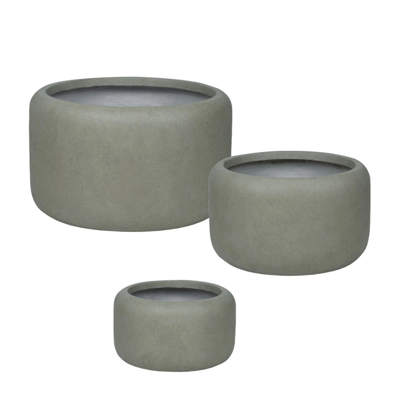 ΚΑΣΠΩ FIBERCLAY ΣΕΤ3 ΛΑΔΙ ΣΤΡΟΓΓΥΛΟ ΠΟΜΠΕ ΚΟΝΤΟ - S:Φ34x20, M:Φ44x26, L:Φ55x33cm 12/ΠΑΛ