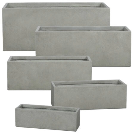 ΖΑΡΝΤΙΝΙΕΡΑ FIBERCLAY ΣΕΤ5 ΓΚΡΙ/ΛΑΔΙ ΟΡΘΟΓΩΝΙΟ - S60x19x19