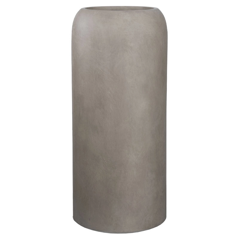 ΚΑΣΠΩ FIBERCLAY MOKKA ΣΤΡΟΓΓΥΛΗ ΣΤΗΛΗ ΠΟΜΠΕ LARGE - Φ53x120cm